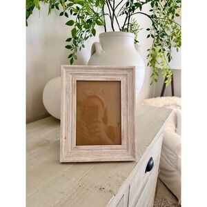 Clementine Paper Inc 5x7 Whitewash Wood Picture Frame Coastal